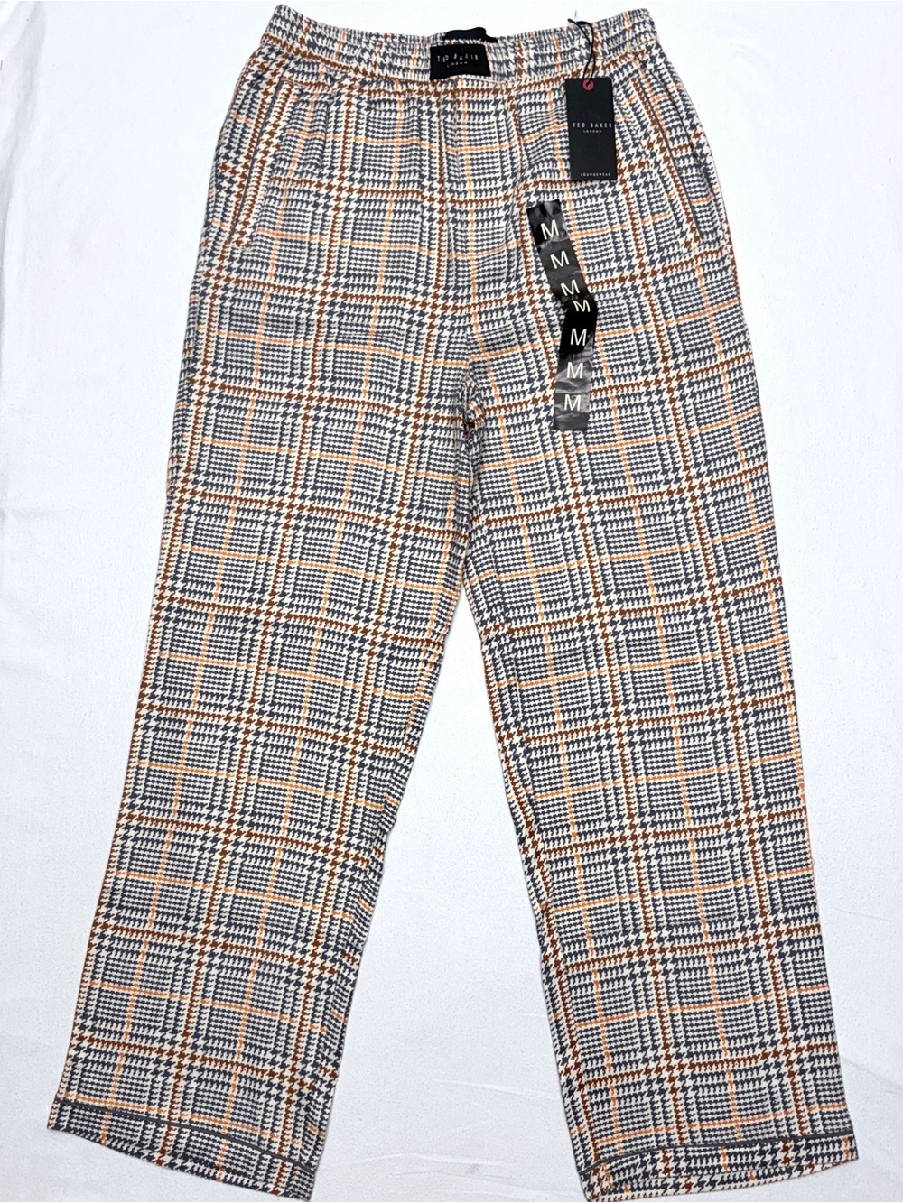 Ted Baker NWT Men’s Knit Plaid Lounge Pajama Pants Size M